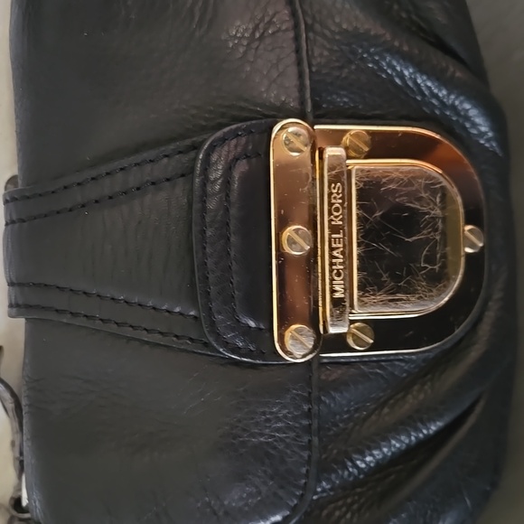 Michael Kors Crossbody Bags Black/Metallic Silver Bundle of 2 - Picture 3 of 9